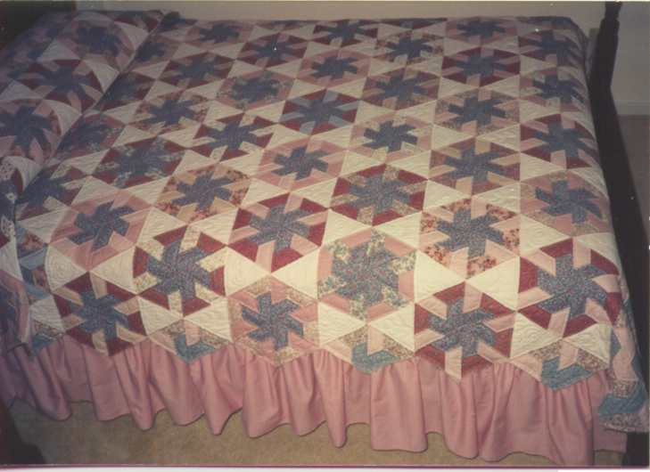 image title is My First Quilt, Hand Quilted, 1991